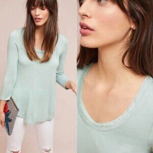 Anthropologie NWOT Bordeaux Seraphina Top